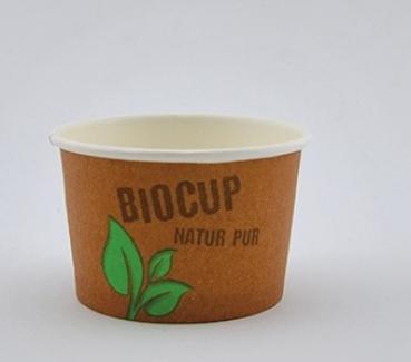 BioCupPap 120 ml mit Zuckerrohr-Beschichtung