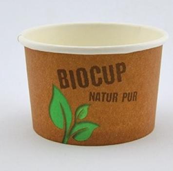 BioCupPap 230 ml mit Zuckerrohr-Beschichtung